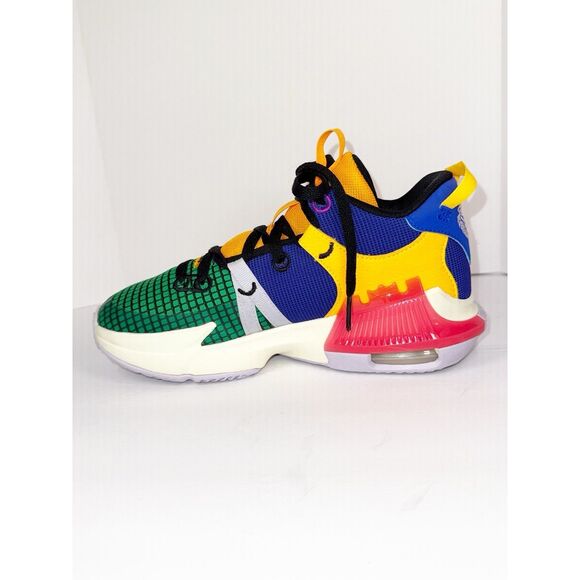 Nike LeBron Witness 7 Basketball Shoes Multicolor 5 Youth Big Kids Boys Unisex - Picture 11 of 15